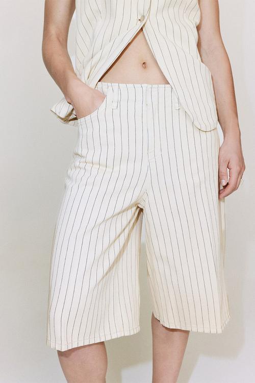Bermudas tony - light/pastel yellow