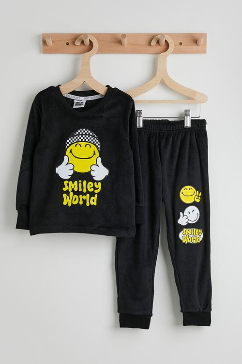 Smiley World pj set - black