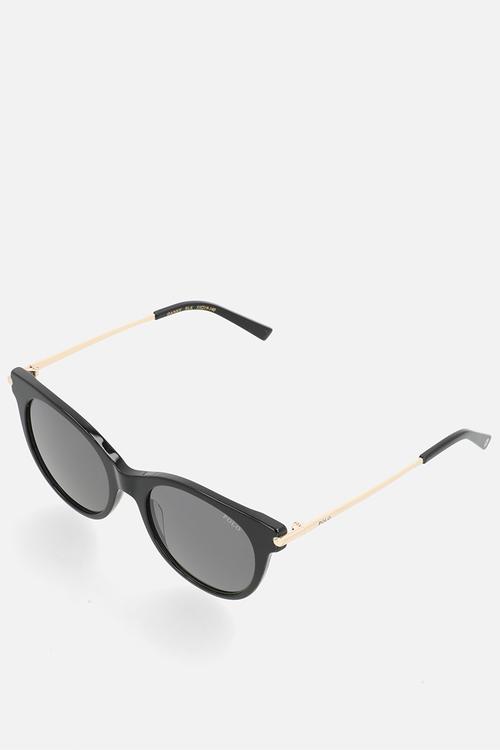 Cat Eye Shape Sunglasses 56 mm - Shiny Black
