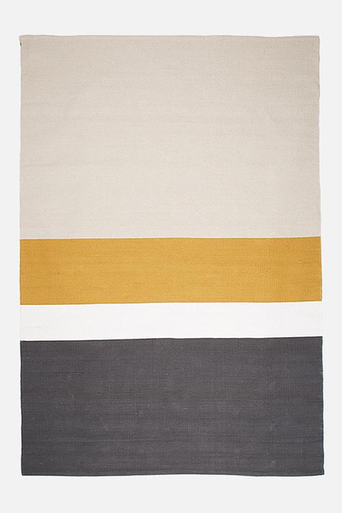 Band stripe rug
