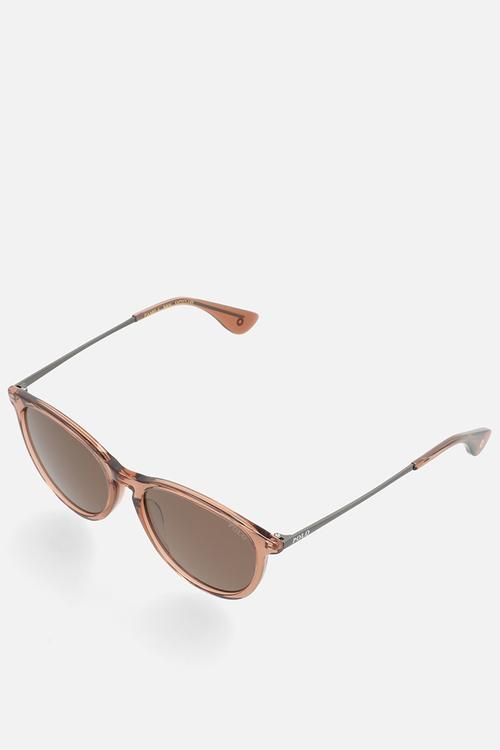 Round Shape Sunglasses 53 mm - Crystal Brown
