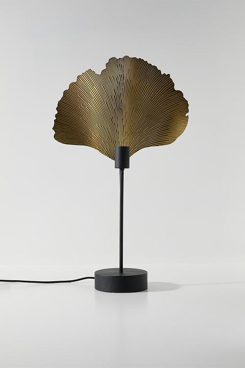 Coral table lamp - gold