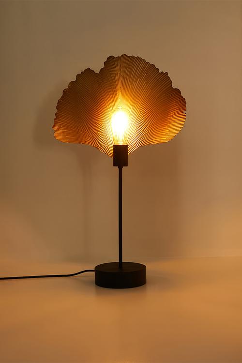 Coral table lamp - gold