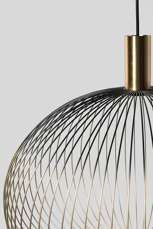 Meridian Wire pendant large - gold