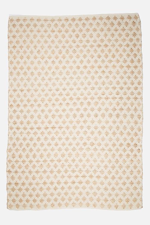 Jute hexagon rug