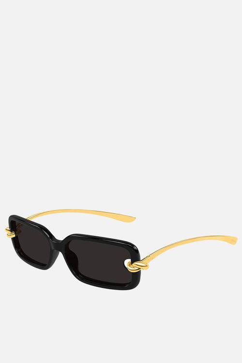 Knot Rectangular BV1439S-001 Sunglasses - Black