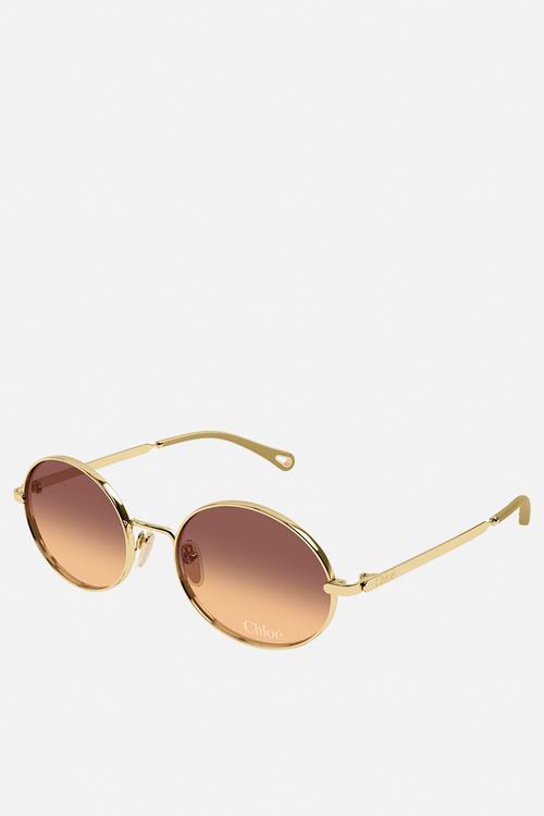 CH0326S-004 55 Sunglass - Gold