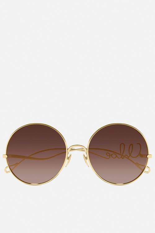 CH0372S-001 56 Sunglass - Gold