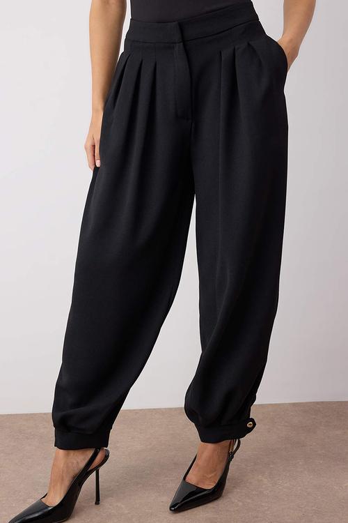 Baggy Harem Trousers - Black