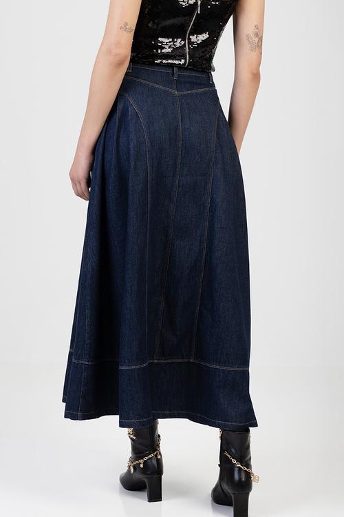 Cally Denim Skirt - Forever Blue