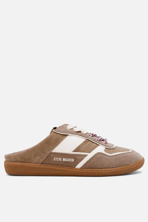 Augustina sneaker - taupe/wht sue