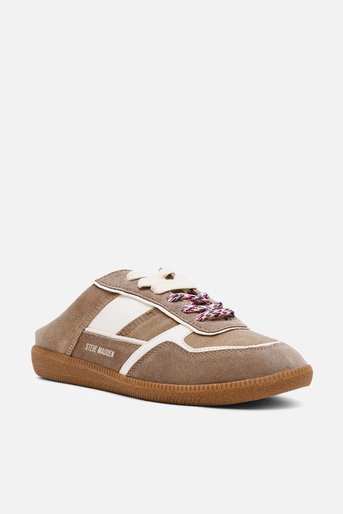 Augustina sneaker - taupe/wht sue