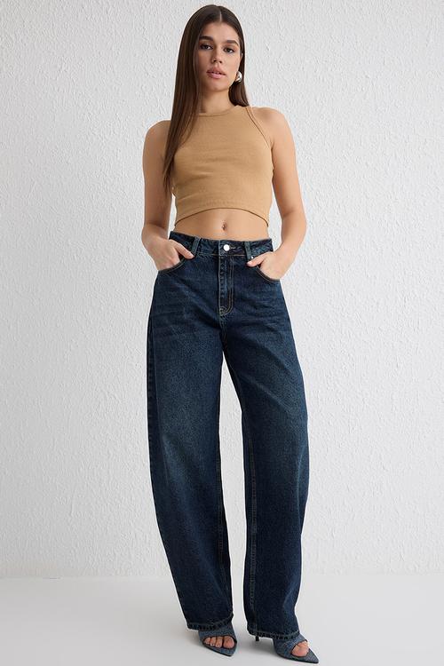 Relaxed Fit Jeans - Dark Blue