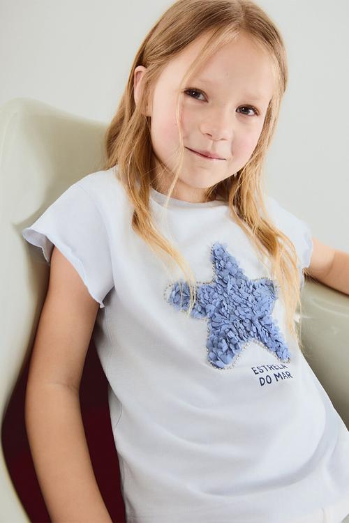 T-Shirt ESTRELLA - Light/Pastel Blue