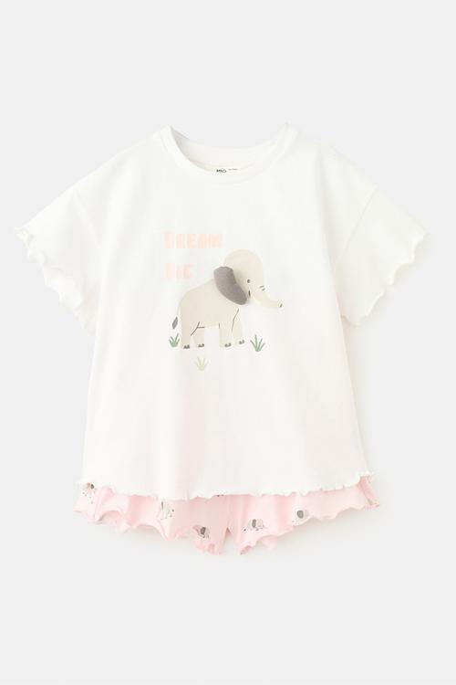Pyjamas Elephant - Natural White