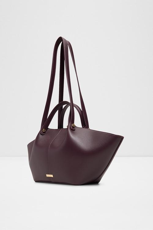 Meava Dark Red Shoulder Bag - Burgundy 