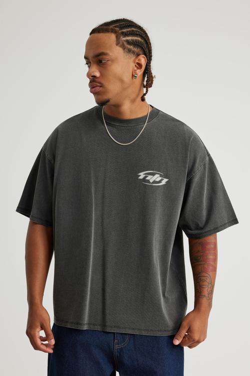 Notion vintage graphic T-shirt ntn - washed black/blank state