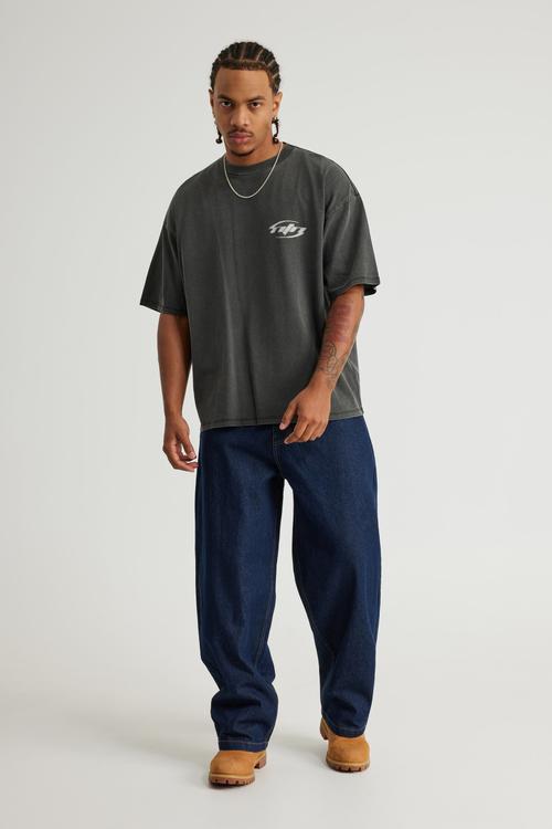 Notion vintage graphic T-shirt ntn - washed black/blank state