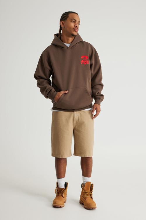 Music merch hoodie - lcn bra mud/tupac aint mad