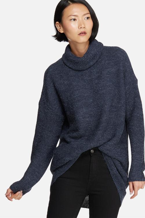 Joya Miami long roll neck knit