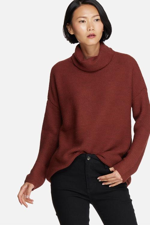Joya Miami long roll neck knit