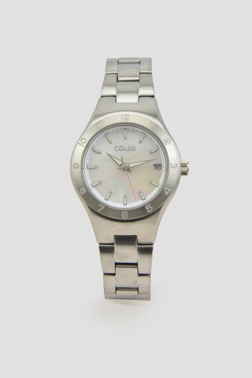 ELARA Mother of Pearl Watch CL-7ELAS-D - Silver