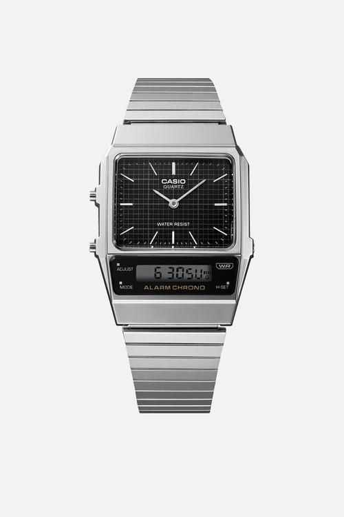 Retro Digi Chrome Plat Resin - Silver