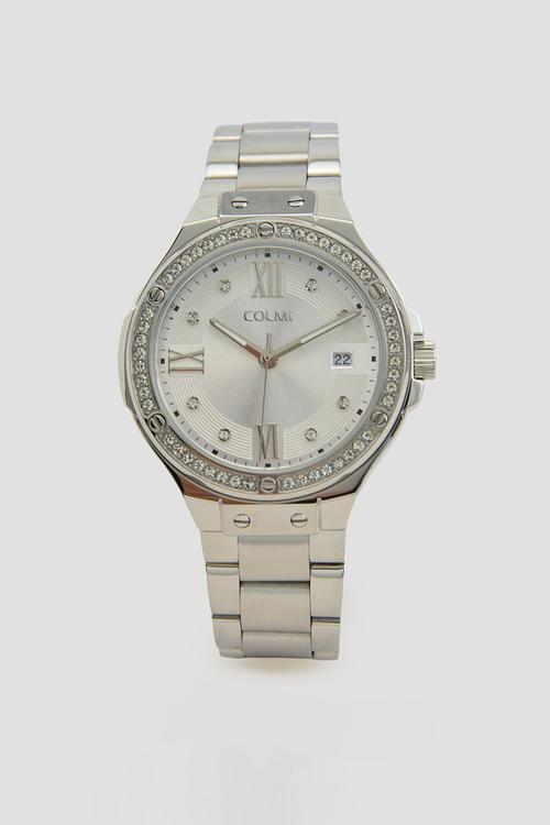 LIORA Crystal Bezel Watch CL-8LIOS-D - Silver