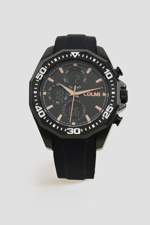 NOX  Sport Chronograph Watch CM-1NOXR-1R - Rose Gold/Black