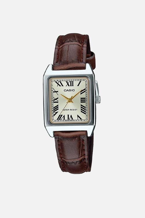 Analog Brn Ltr Roman Dial - Brown