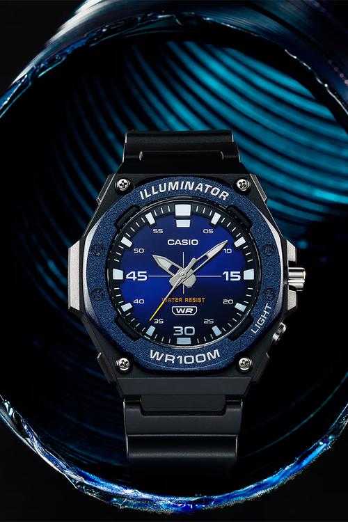 Analogue Resin Blu Dial - Blue