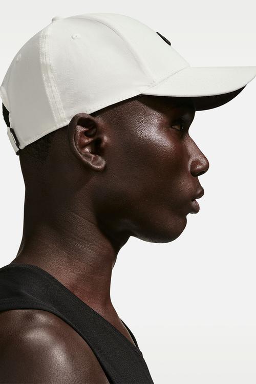 Structured Swoosh Cap - Bone
