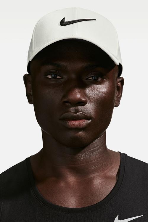 Structured Swoosh Cap - Bone
