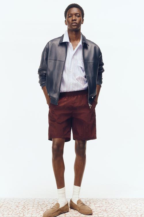 H&M Atelier: Swim shorts - burgundy