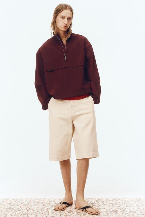 H&M Atelier: Loose fit carpenter shorts - light beige