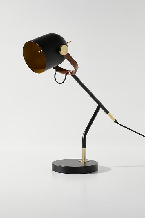 Eli desk lamp - black & gold