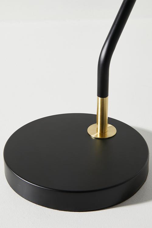 Eli desk lamp - black & gold