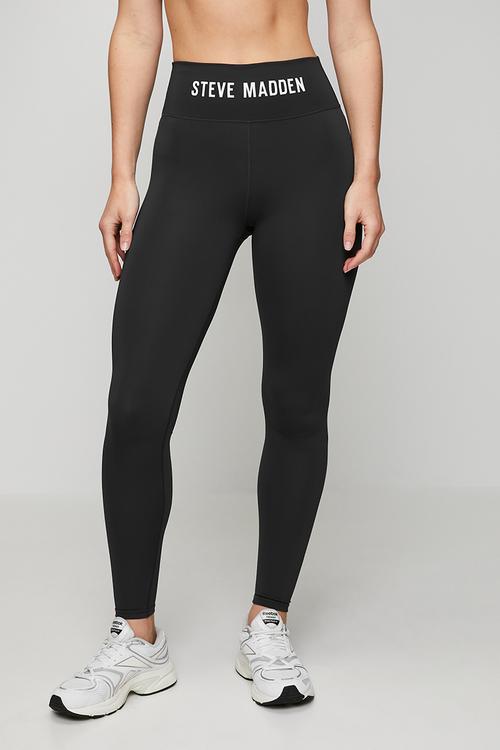 Ladies grace high waisted bodycon legging - anthracite