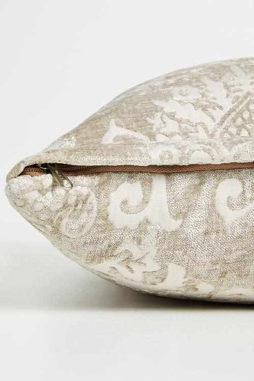 Antique Cushion Cover - light brown melange