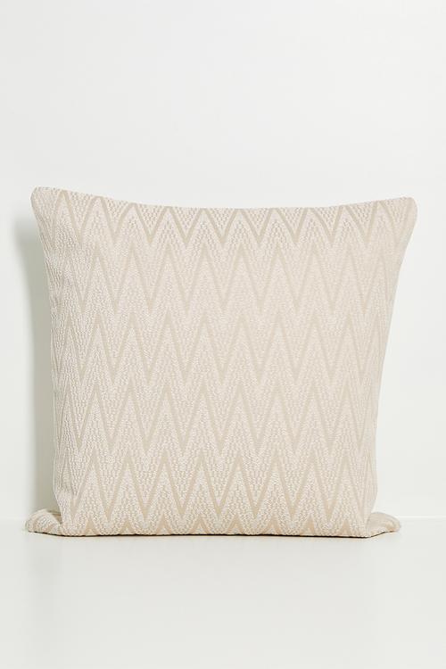 Chevron Cushion Cover - White & neutral