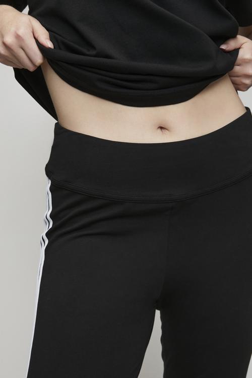 Plus 3s co legging w - black/white