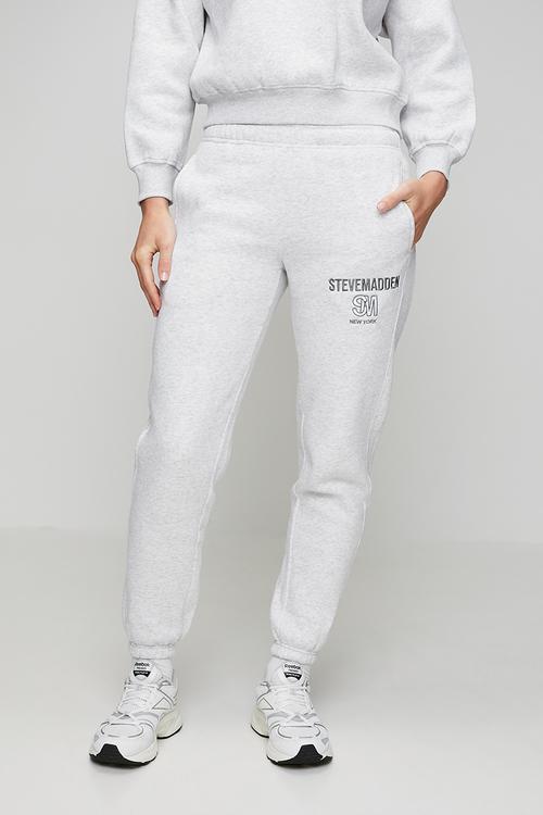 Ladies sharon slim jogger - grey melange