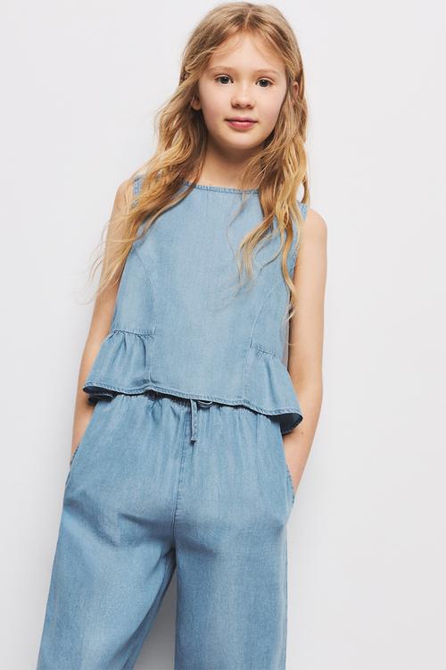 Blouse Coco - Open Blue