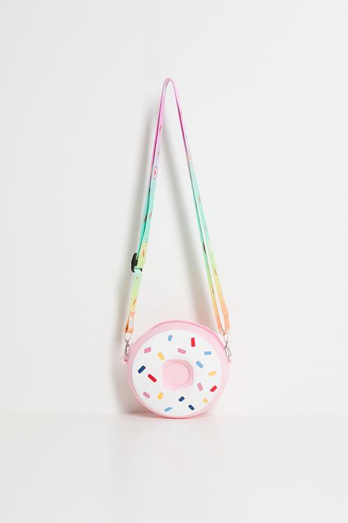Donut crossbody bag - white / multi