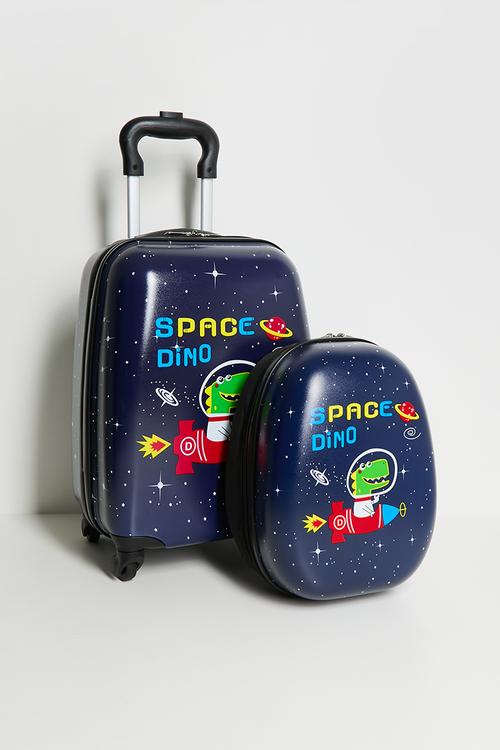 Carry-on luggage set - dark navy/space