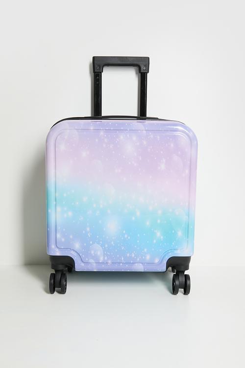 Starry travel trolley bag - multicolour
