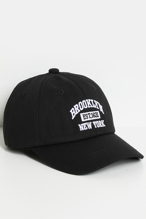 Brooklyn snapback - black