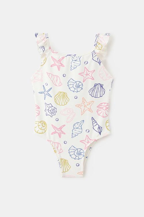 Swimsuit Capribg - White