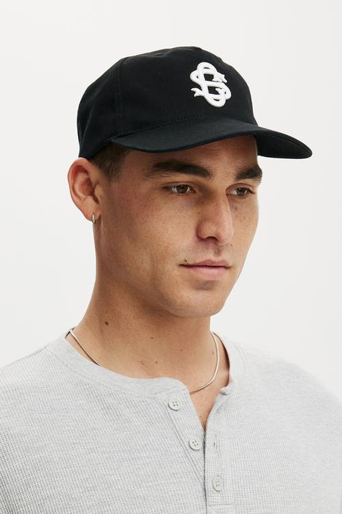 5 Panel Hat - Black