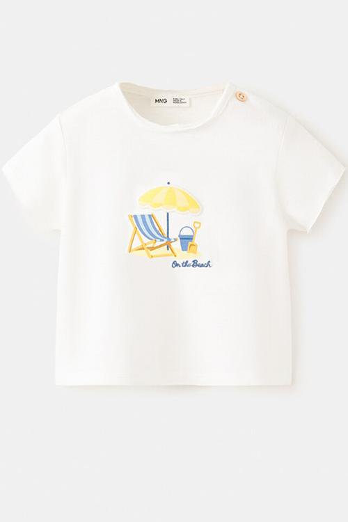 T-SHIRT BEACH - NATURAL WHITE